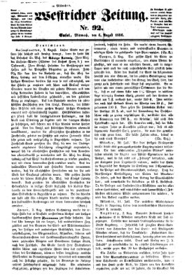 Westricher Zeitung Mittwoch 6. August 1856