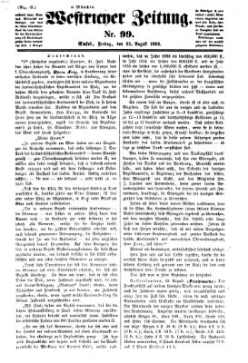 Westricher Zeitung Freitag 22. August 1856