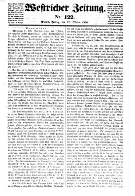 Westricher Zeitung Freitag 17. Oktober 1856