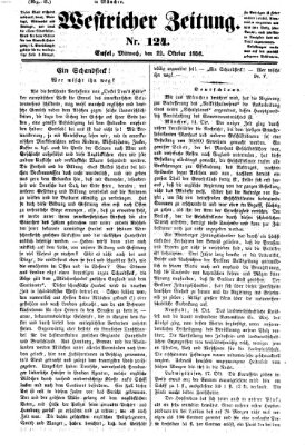 Westricher Zeitung Mittwoch 22. Oktober 1856