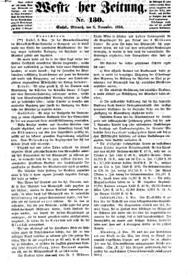 Westricher Zeitung Samstag 8. November 1856