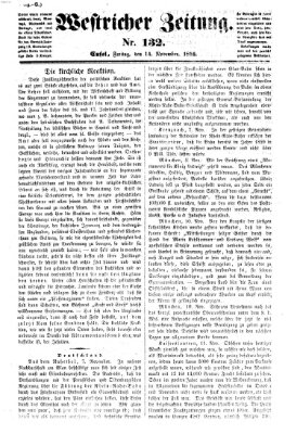 Westricher Zeitung Freitag 14. November 1856