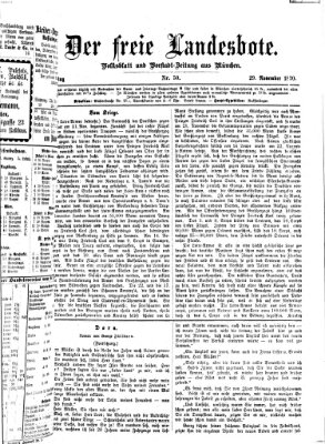 Der freie Landesbote Dienstag 29. November 1870