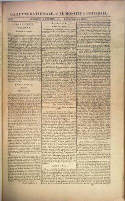 Gazette nationale, ou le moniteur universel (Le moniteur universel) Freitag 4. Februar 1791