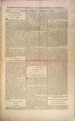 Gazette nationale, ou le moniteur universel (Le moniteur universel) Mittwoch 9. März 1791