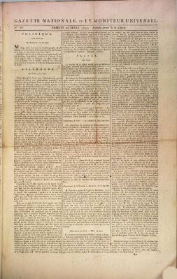 Gazette nationale, ou le moniteur universel (Le moniteur universel) Samstag 26. März 1791