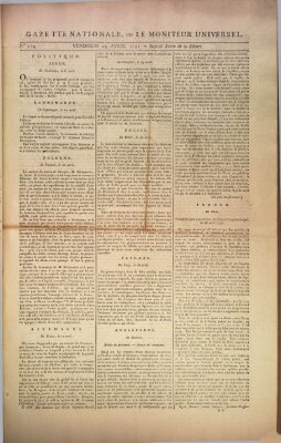 Gazette nationale, ou le moniteur universel (Le moniteur universel) Freitag 29. April 1791