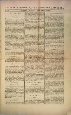 Gazette nationale, ou le moniteur universel (Le moniteur universel) Mittwoch 4. Mai 1791