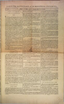 Gazette nationale, ou le moniteur universel (Le moniteur universel) Donnerstag 30. Juni 1791