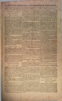 Gazette nationale, ou le moniteur universel (Le moniteur universel) Donnerstag 16. Juli 1795