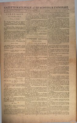 Gazette nationale, ou le moniteur universel (Le moniteur universel) Mittwoch 22. Juli 1795