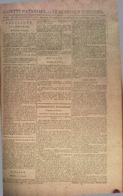 Gazette nationale, ou le moniteur universel (Le moniteur universel) Donnerstag 23. Juli 1795