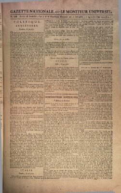 Gazette nationale, ou le moniteur universel (Le moniteur universel) Freitag 24. Juli 1795