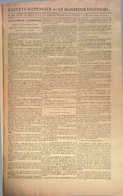 Gazette nationale, ou le moniteur universel (Le moniteur universel) Dienstag 28. Juli 1795