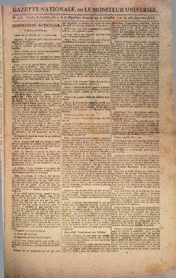 Gazette nationale, ou le moniteur universel (Le moniteur universel) Dienstag 25. August 1795