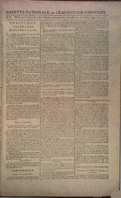 Gazette nationale, ou le moniteur universel (Le moniteur universel) Dienstag 1. Dezember 1795