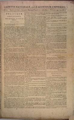 Gazette nationale, ou le moniteur universel (Le moniteur universel) Dienstag 8. Dezember 1795