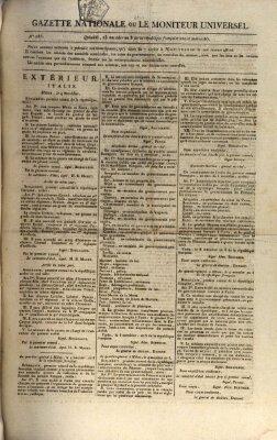 Gazette nationale, ou le moniteur universel (Le moniteur universel) Freitag 4. Juli 1800