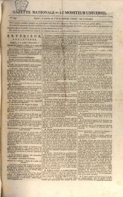 Gazette nationale, ou le moniteur universel (Le moniteur universel) Mittwoch 16. Juli 1800