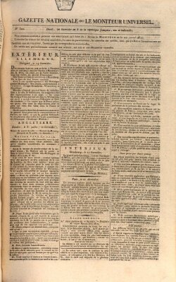 Gazette nationale, ou le moniteur universel (Le moniteur universel) Sonntag 10. August 1800