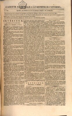 Gazette nationale, ou le moniteur universel (Le moniteur universel) Dienstag 12. August 1800