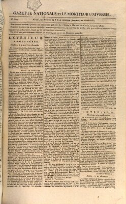 Gazette nationale, ou le moniteur universel (Le moniteur universel) Sonntag 17. August 1800