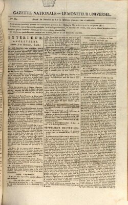 Gazette nationale, ou le moniteur universel (Le moniteur universel) Montag 18. August 1800