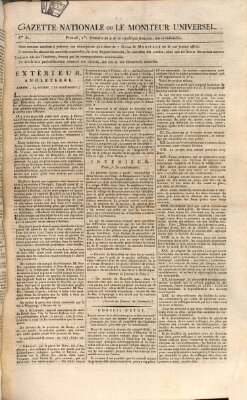 Gazette nationale, ou le moniteur universel (Le moniteur universel) Donnerstag 23. Oktober 1800