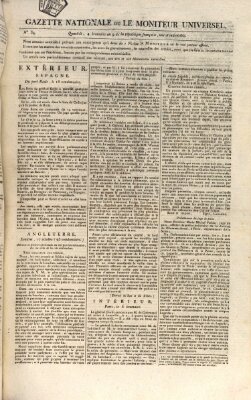 Gazette nationale, ou le moniteur universel (Le moniteur universel) Sonntag 26. Oktober 1800