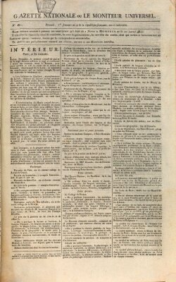 Gazette nationale, ou le moniteur universel (Le moniteur universel) Samstag 22. November 1800