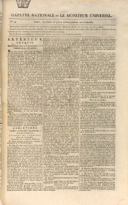 Gazette nationale, ou le moniteur universel (Le moniteur universel) Mittwoch 10. Dezember 1800