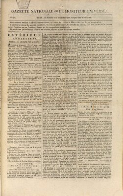 Gazette nationale, ou le moniteur universel (Le moniteur universel) Sonntag 21. Dezember 1800