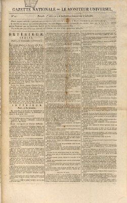 Gazette nationale, ou le moniteur universel (Le moniteur universel) Montag 22. Dezember 1800