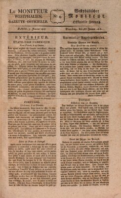 Le Moniteur westphalien = Westphälischer Moniteur (Le Moniteur westphalien) Dienstag 5. Januar 1808