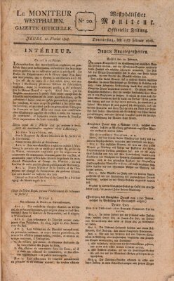 Le Moniteur westphalien = Westphälischer Moniteur (Le Moniteur westphalien) Donnerstag 11. Februar 1808