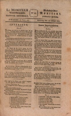 Le Moniteur westphalien = Westphälischer Moniteur (Le Moniteur westphalien) Sonntag 28. Februar 1808