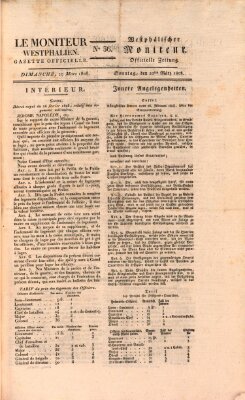 Le Moniteur westphalien = Westphälischer Moniteur (Le Moniteur westphalien) Sonntag 20. März 1808