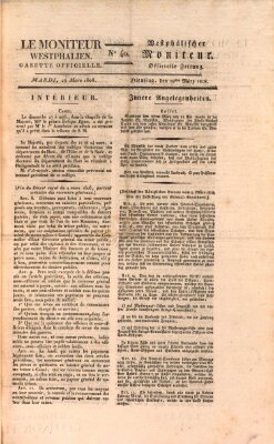 Le Moniteur westphalien = Westphälischer Moniteur (Le Moniteur westphalien) Dienstag 29. März 1808