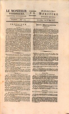 Le Moniteur westphalien = Westphälischer Moniteur (Le Moniteur westphalien) Dienstag 3. Mai 1808