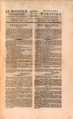 Le Moniteur westphalien = Westphälischer Moniteur (Le Moniteur westphalien) Samstag 7. Mai 1808