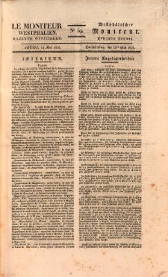 Le Moniteur westphalien = Westphälischer Moniteur (Le Moniteur westphalien) Donnerstag 12. Mai 1808