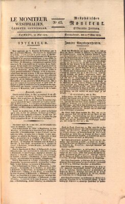 Le Moniteur westphalien = Westphälischer Moniteur (Le Moniteur westphalien) Samstag 21. Mai 1808