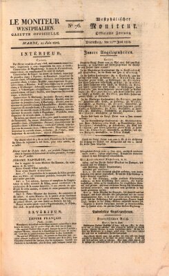 Le Moniteur westphalien = Westphälischer Moniteur (Le Moniteur westphalien) Dienstag 21. Juni 1808