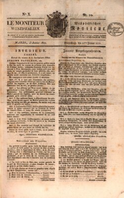 Le Moniteur westphalien = Westphälischer Moniteur (Le Moniteur westphalien) Dienstag 23. Januar 1810