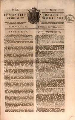 Le Moniteur westphalien = Westphälischer Moniteur (Le Moniteur westphalien) Samstag 3. Februar 1810