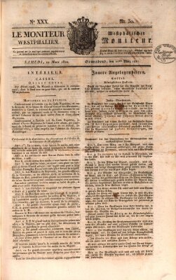 Le Moniteur westphalien = Westphälischer Moniteur (Le Moniteur westphalien) Samstag 10. März 1810