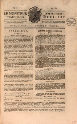 Le Moniteur westphalien = Westphälischer Moniteur (Le Moniteur westphalien) Donnerstag 26. April 1810