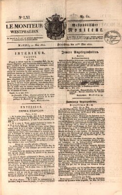 Le Moniteur westphalien = Westphälischer Moniteur (Le Moniteur westphalien) Dienstag 22. Mai 1810