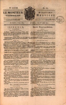 Le Moniteur westphalien = Westphälischer Moniteur (Le Moniteur westphalien) Dienstag 5. Juni 1810