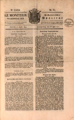 Le Moniteur westphalien = Westphälischer Moniteur (Le Moniteur westphalien) Donnerstag 5. Juli 1810